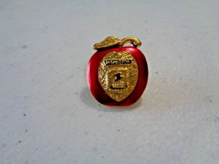 Usps Inspector Lapel Pin Red Apple United States Postal Service