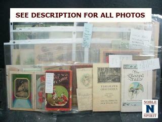 Noblespirit Valuable Antique Bklts Pamphlets Ads & Paper Ephemera