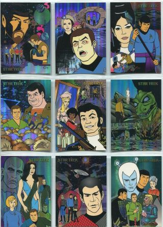 Star Trek Tos Arts & Images Complete 9 Card Chase Set Artifex
