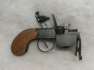 Flintlock Pistol Firearm Tinder Box Candle Gun - Shaped Table Lighter