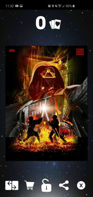 Topps Star Wars Card Trader The Power Of Vader Fury 2 And 3.