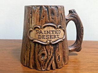 Vintage Painted Desert Arizona Ceramic Souvenir Mug Petrified Forest