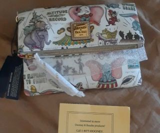 Rare Disney Parks Exclusive Dooney & And Bourke Dumbo Crossbody Bag Purse
