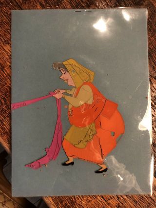 Celluloid Disney Drawing - Fairy Godmother