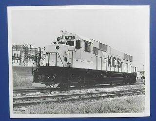 Gm/emd Electro - Motive Kcs Kansas City Southern Sd40x Locomotive Builders Photo