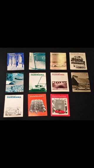 1978 Porsche Panorama Vintage Year Of Magazines 11 Issues (missing May)