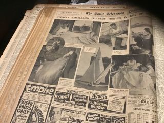 Old November 5 1932 Newspaper Don Bradman Larwood cricket Ashes Complete 5