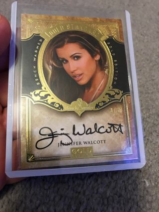 2018 Benchwarmer 25th 2015 Gold Standard Preview Autograph Jennifer Walcott 3/5