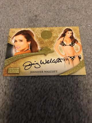 2016 Benchwarmer Gold Edition Authentic Autograph Card Jennifer Walcott