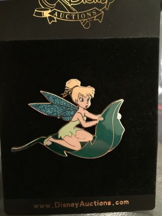 Disney Tinker Bell On Leaf Jumbo Le 100 Pin