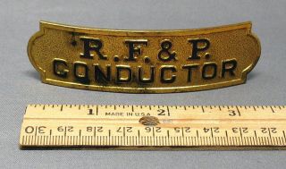 Richmond,  Fredericksburg & Potomac Railroad Rf&p Conductor 