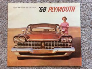 1959 Plymouth Dealer Sales Brochure - Fury Savoy Belvedere Wagon 18 Pgs