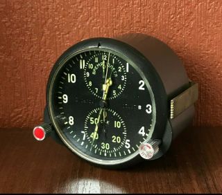 Achs - 1 Cockpit Clock Military Chronograph Air Force Aircraft Su Russian Ussr