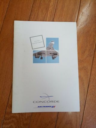 Air France Concorde Information Booklet