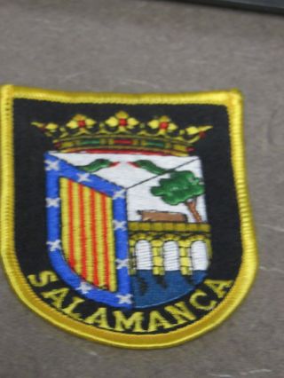 Salamanca Spain Patch Espana Emblem 3.  25 Inches Tall Crest Badge Seal