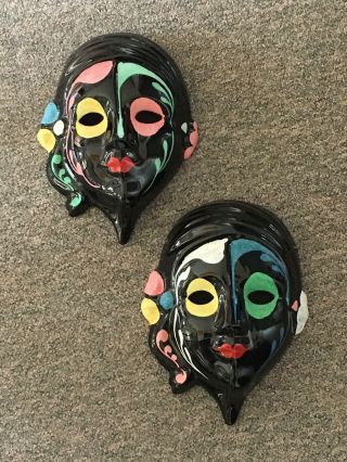 50’s Kitsch Ceramic Face Masks