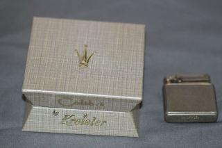Vintage West Germany Ladies White Colibri Kreisler 302 Cigarette Lighter W/box