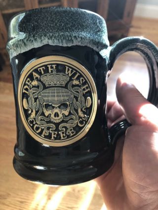 Death Wish Coffee Mug St Patrick.  Aka Snake Patrick