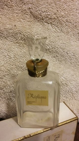Replique Raphael Parfums 1/2 Oz Perfume Empty Bottle W/box