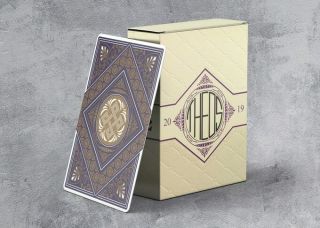 Theos (purple) Playing Cards - Hand Numbered Limited Edition Of 1,  000