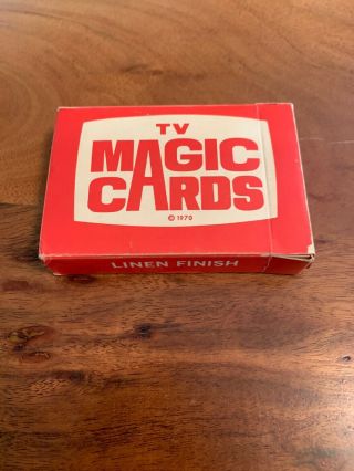 1970 Tv Magic Bridge Size Playing Cards