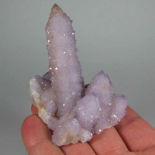 2.  4 " Spirit Amethyst Cactus Quartz Crystal Cluster - Magaliesburg,  South Africa