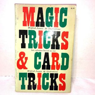 Vintage Magic Tricks & Card Tricks Illustrated 1954 By Wilfrid Jonson Paperback