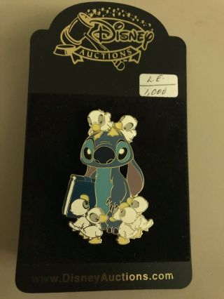 Disney Stitch Pin With Ducks