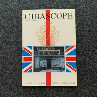 Geigy Ciba Cibascope Brochure Booklet Swiss Modern Design 1955 Pharmacy