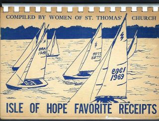 Isle Of Hope Savannah Ga 1969 St Thomas Episcopal Church Cook Book Favorites