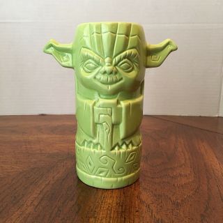 Yoda Tiki Bar Drink Mug Star Wars Lucasfilm Ltd Ceramic Grand Master Jedi Order