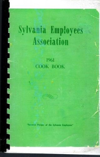 Shawnee Ok 1961 Duplicate Sylvania Employees Cook Book Oklahoma Local Ads Rare