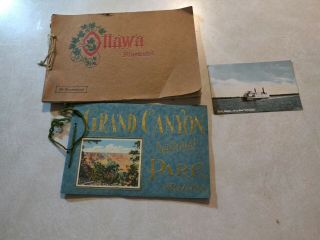 Antique Travel Books & Postcard - - Ottawa - Grand Canyon - -