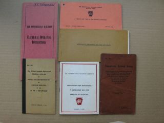 6 Different Pennsylvania Railroad Rule Or Instruction Books Ct 290 Prr Group A