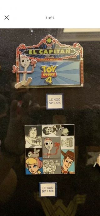 Disney Dsf Dssh Toy Story 4 - Toy Story 4 Marquee & Toy Story 4 Character Block