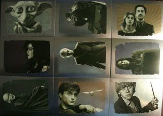 Harry Potter Deathly Hallows Part 2 - 9 Card Foil Chase Set R1 - 9