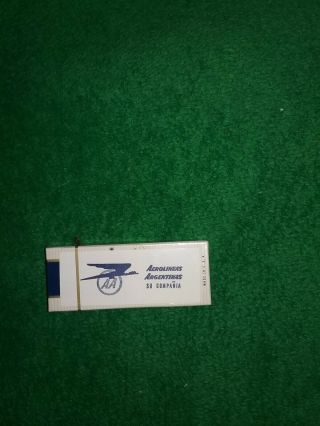 Vintage small Kent King size cigarette box from AEROLINEAS ARGENTINAS 2