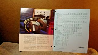 1973 Marantz Stereo Components Model 1040 1030 etc 17 Page Booklet with Specs 3