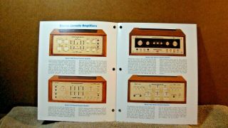 1973 Marantz Stereo Components Model 1040 1030 etc 17 Page Booklet with Specs 4