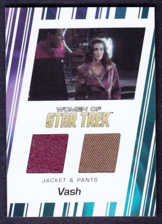 2017 Women Of Star Trek 50th Anniversary Costume Card Rc13 Vash