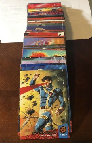 1994 X - Men Ultra Fleer Card Set (150) Plus 4 Subsets (27) And Promo Card Sheet
