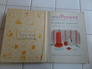 Little Peewee or,  Now Open The Box,  A Little Golden Book,  1948 (VINTAGE Children ' s 3