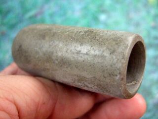 Fine G10 Ohio Pipestone Adena Tube Pipe with Arrowheads Artifacts 2
