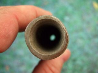 Fine G10 Ohio Pipestone Adena Tube Pipe with Arrowheads Artifacts 8