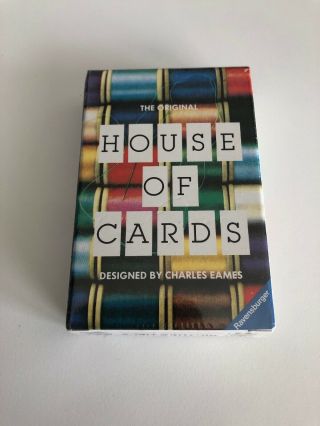 Eames House Of Cards Picture Deck Playing Factory Museum Art