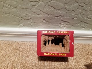 Vintage Shadow Box Souvenir Carlsbad Caverns National Park Mini 3d Scene