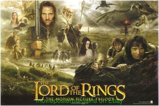 LORD OF THE RINGS RETURN OF THE KING MOVIE POSTER DS 27x40,  LOTR MINI - SHEET 2