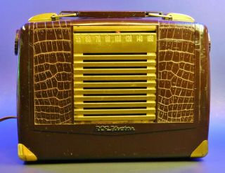 Vintage Rca Victor Model Bx - 57 Tube Radio