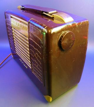 Vintage RCA Victor Model BX - 57 Tube Radio 5