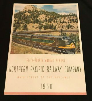 1950 Northern Pacific Railway Annual Report